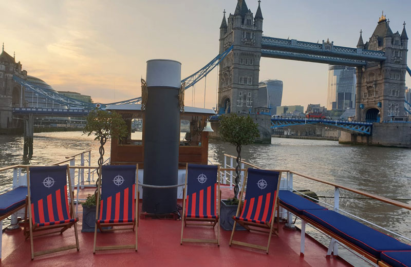 thames luxury charters 2019 spring cruise edwardian deckchairs