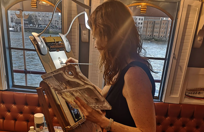 thames luxury charters 2019 spring cruise lucy mcloughlin live event artist