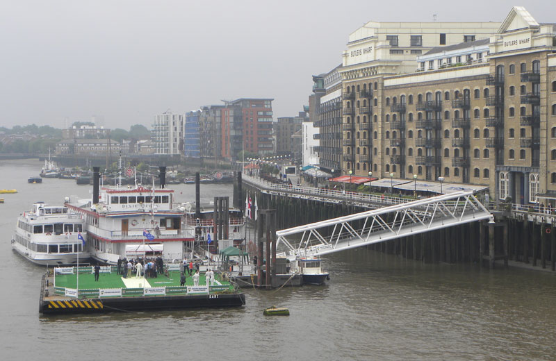 butlers wharf pier cricket pitch the ashes